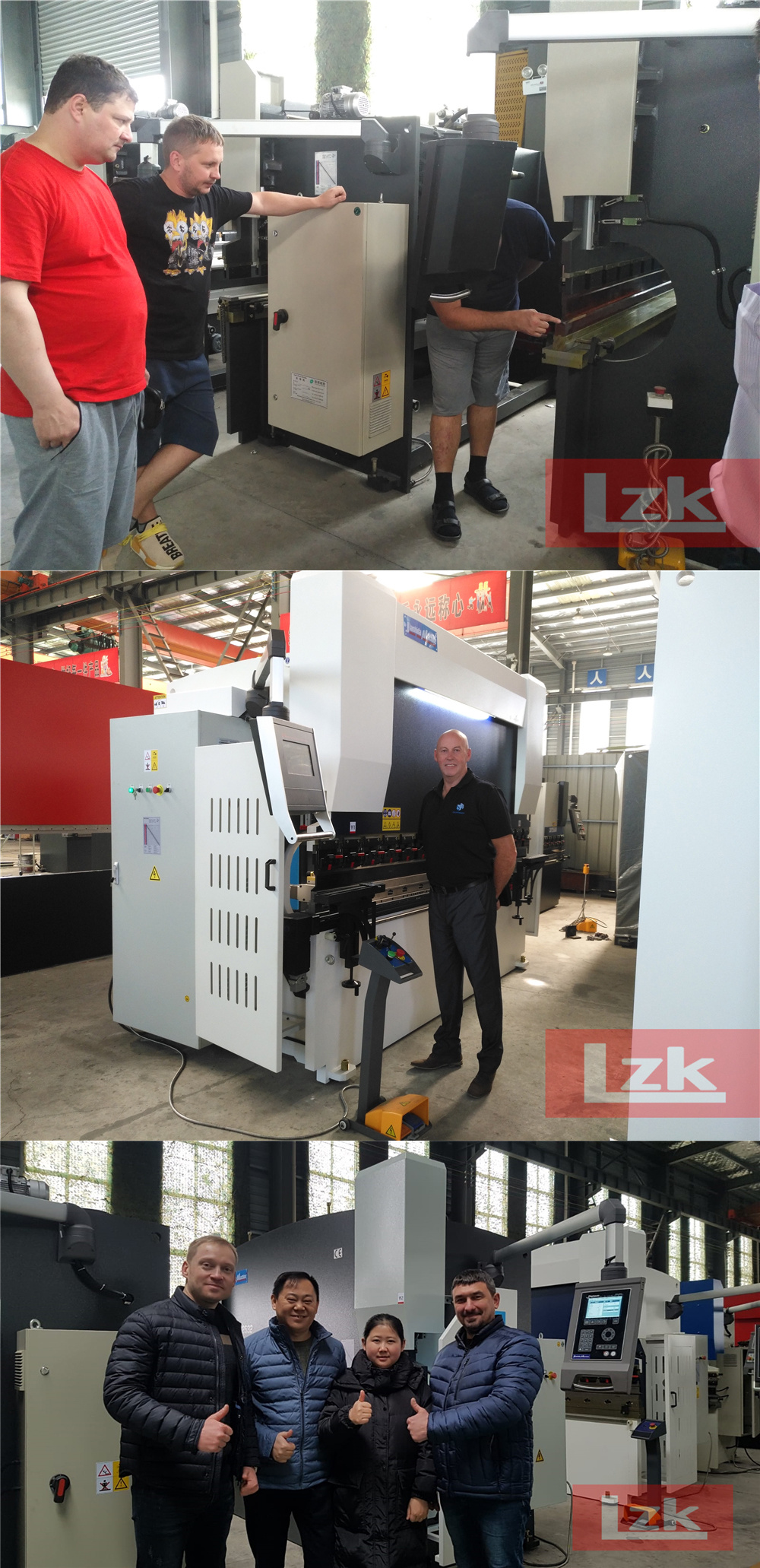 Lzk Electrical 130ton Brake Press CNC From China