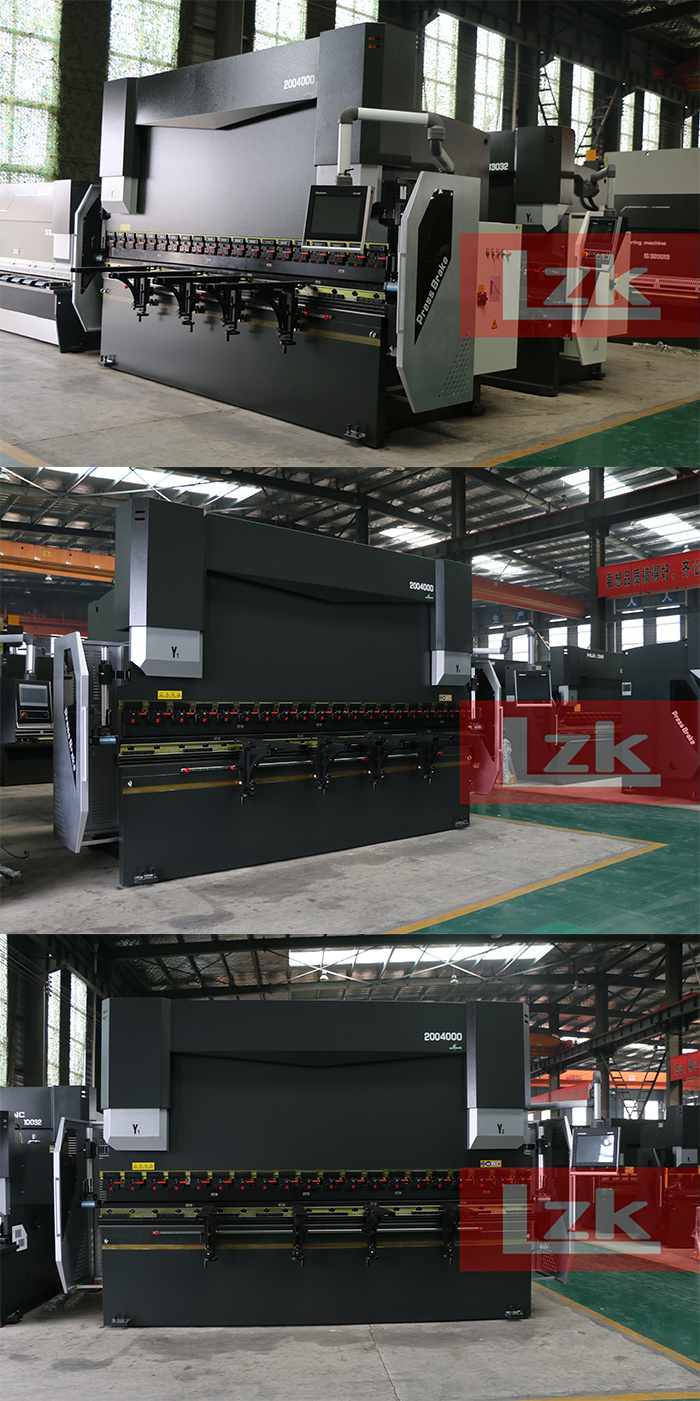 Large 200tonx4000mm 10mm Stainless Steel Hydraulic Plate Bending Machine